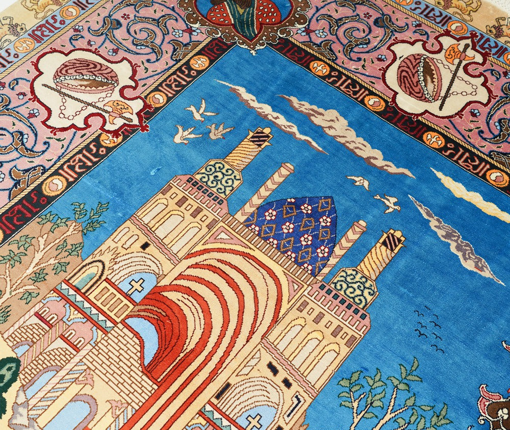 Tapestry Handmade Silk Villa Rug